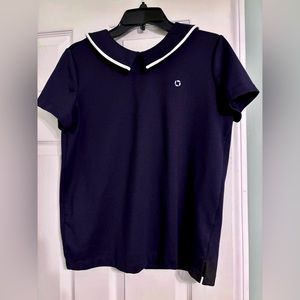 Lands End Chase uniform size S dark blue. Never worn